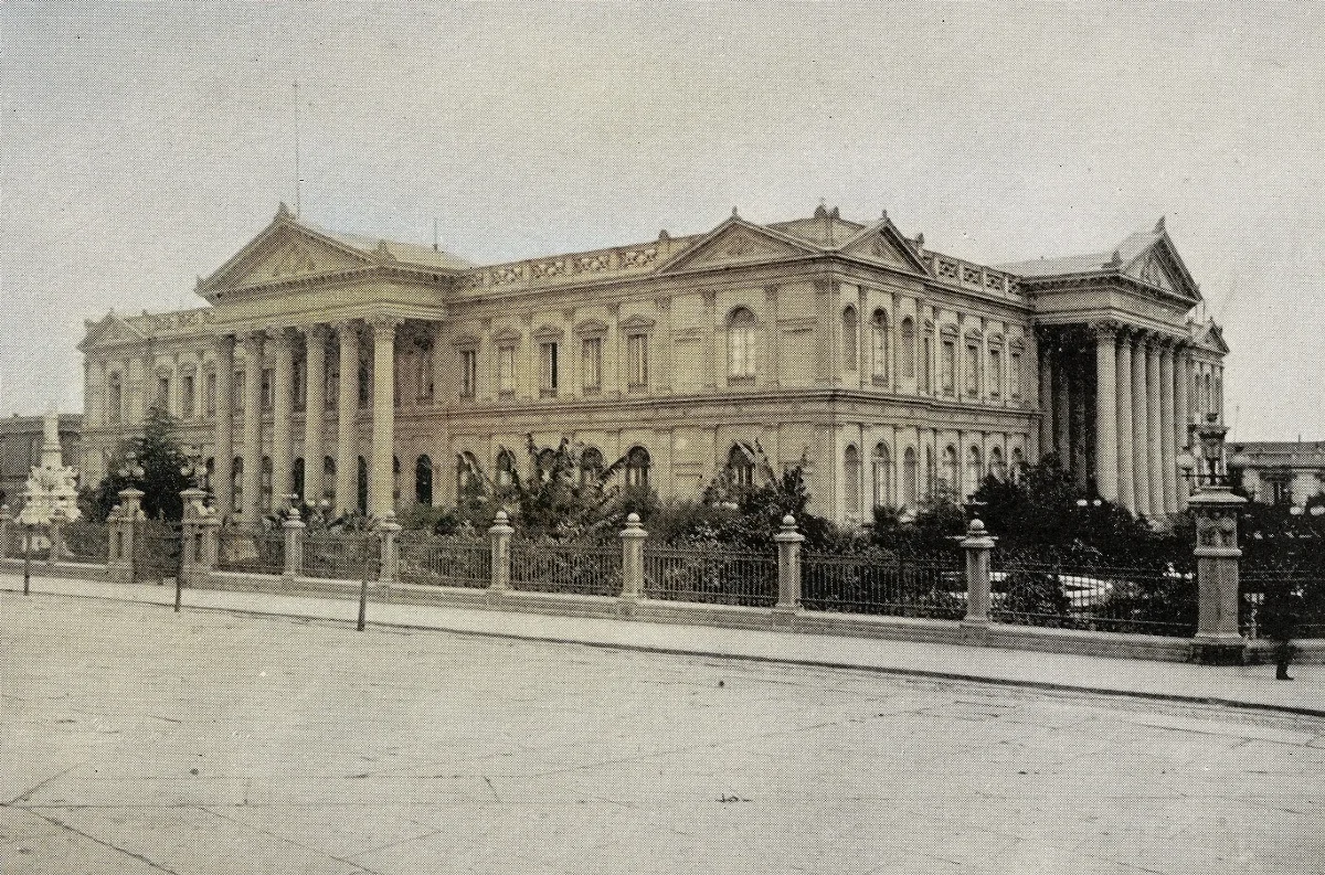 Congreso Nacional 1890 — Ex Congreso Nacional — 1890 | Chile de Ayer