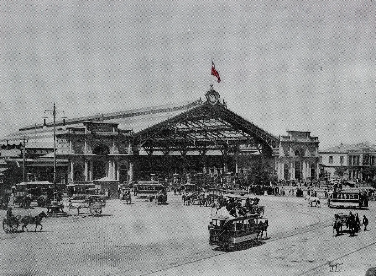Estación Central 1890 — Estación Central — 1890 | Chile de Ayer