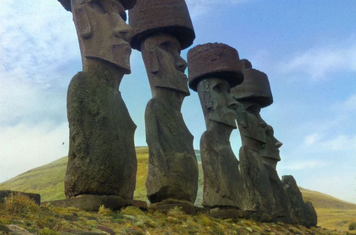 Ahu Nau Nau en 1978 — Ahu Nau Nau — 1985 | Chile de Ayer