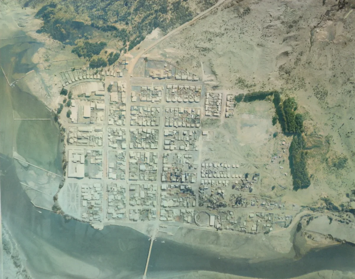 Tirúa desde el aire, 1987 — Tirúa — 1987 | Chile de Ayer