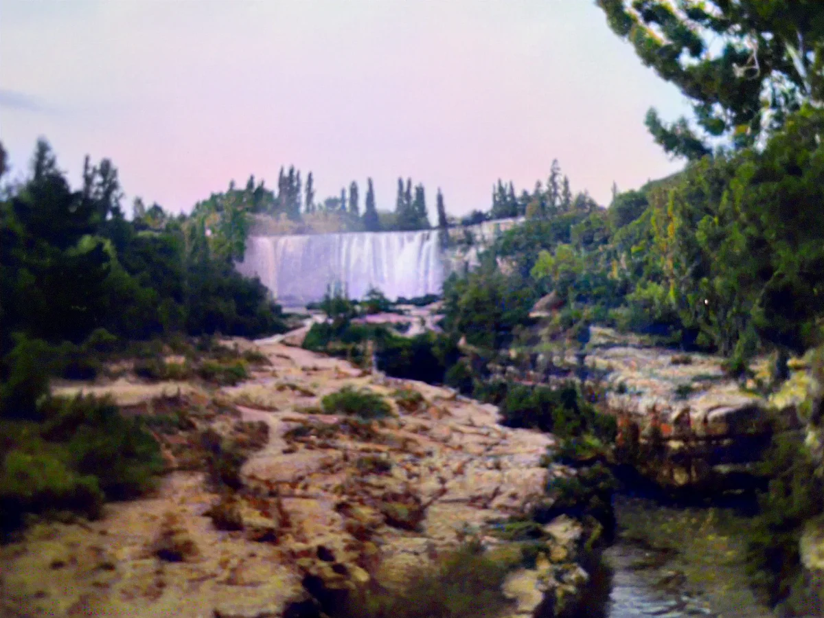 Salto del Laja en 1990 — Salto del Laja — 1990 | Chile de Ayer