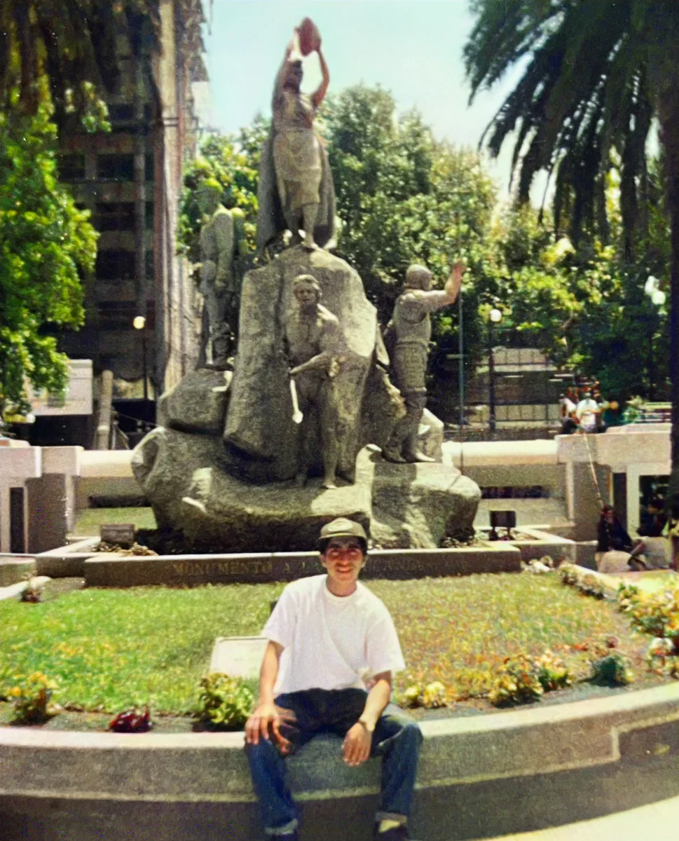 Plaza Aníbal Pintod e Temuco en 1995 — Plaza Aníbal Pinto — 1995 | Chile de Ayer