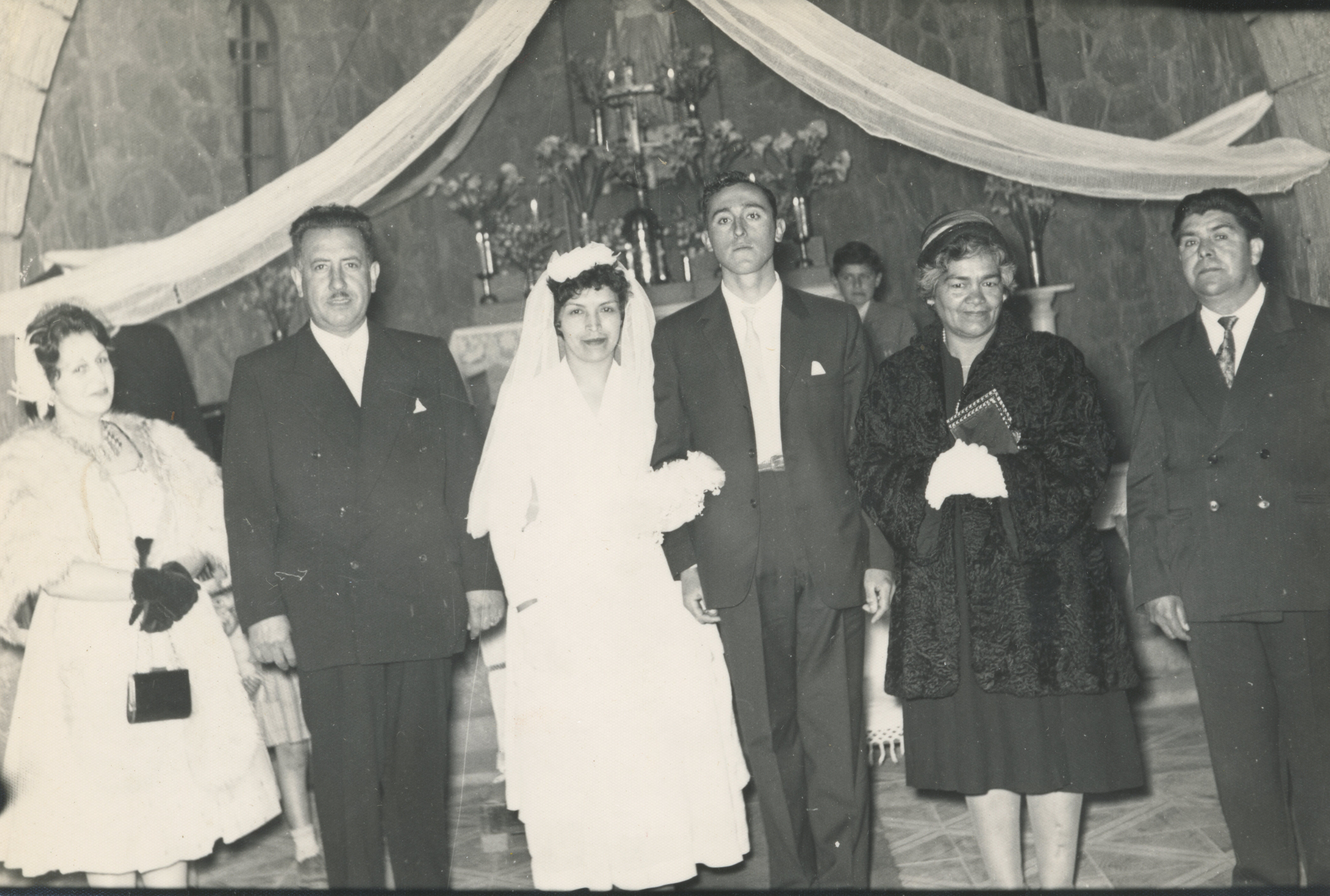 Misa de matrimonio — Pocuro — aprox. 1960 | Chile de Ayer