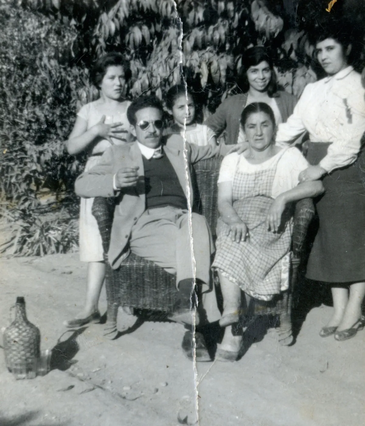 Familia Mura León — Calle Larga — 1957 | Chile de Ayer