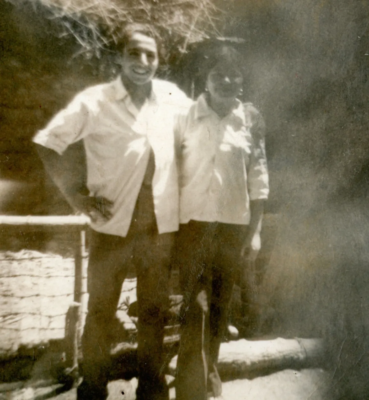 Rafael Osandandón y amiga — Pocuro — 1958 | Chile de Ayer