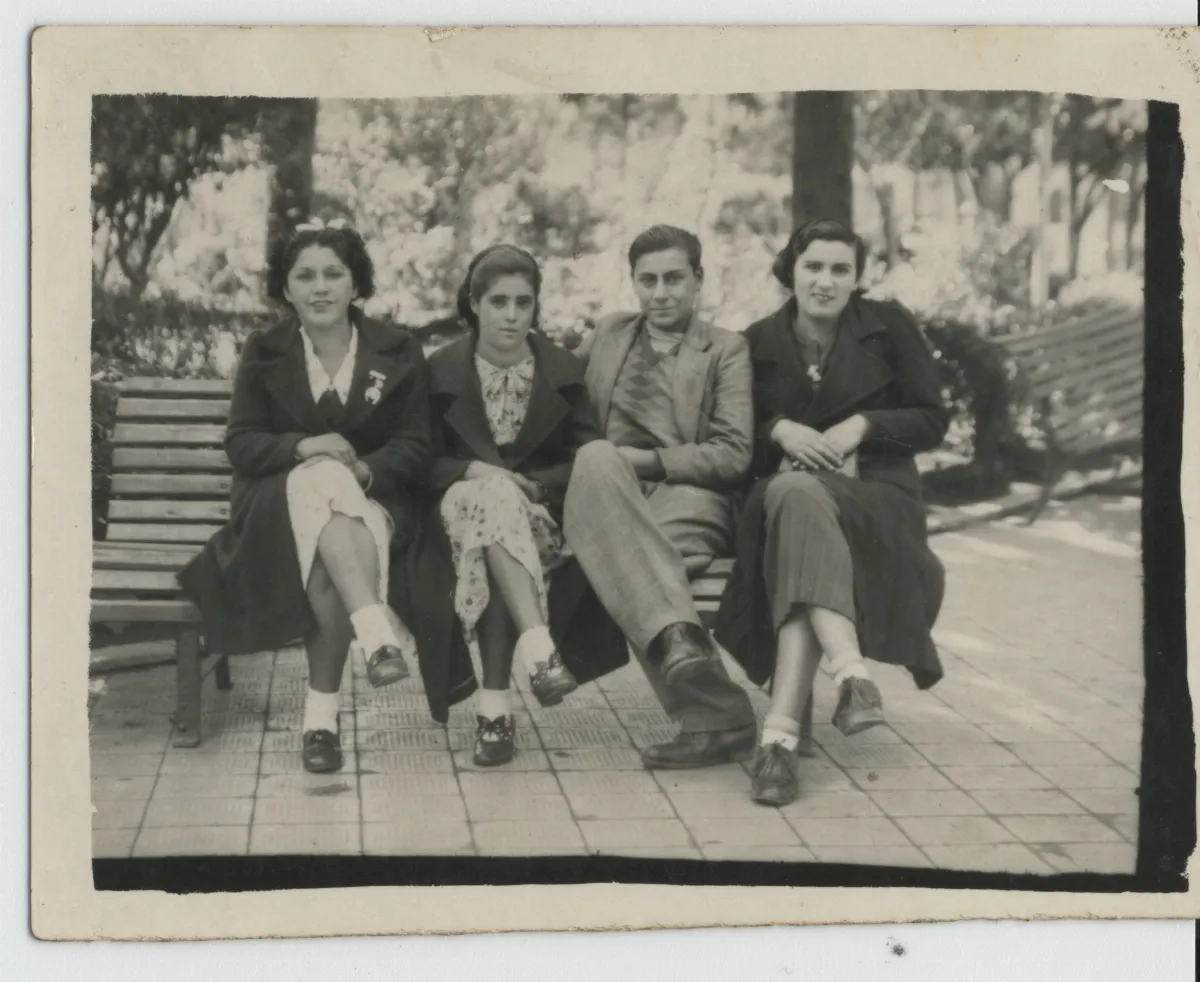 Amigos — Los Andes — 1940 | Chile de Ayer