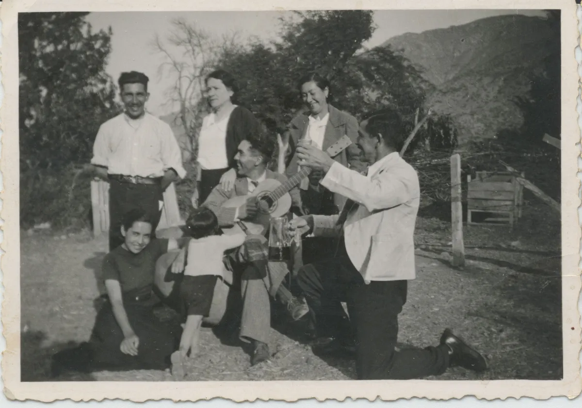 Habitantes de Calle Larga, 1925