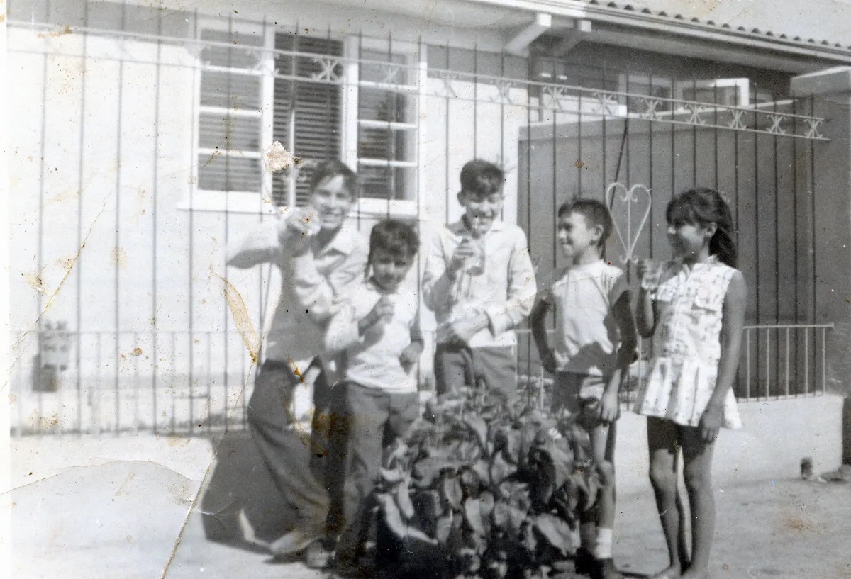 Niños amigos de la Familia — Los Andes — 1961 | Chile de Ayer