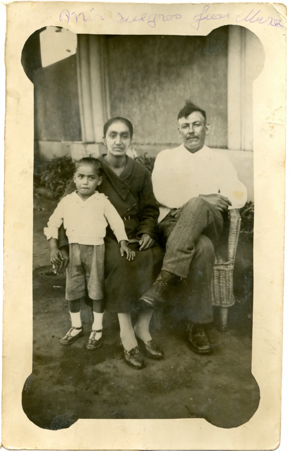 Familia Fernandez Mauna — Calle Larga — 1930 | Chile de Ayer