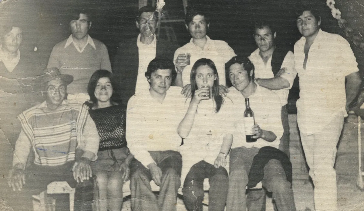 Celebración de Fiestas Patrias en Calle Larga, 1974