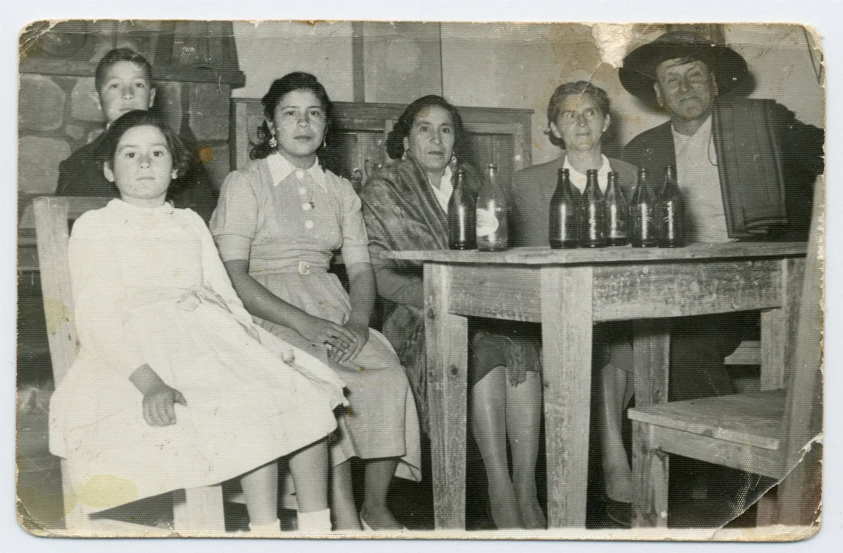 Familia Salinas Santibañez — Calle Larga — 1960 | Chile de Ayer