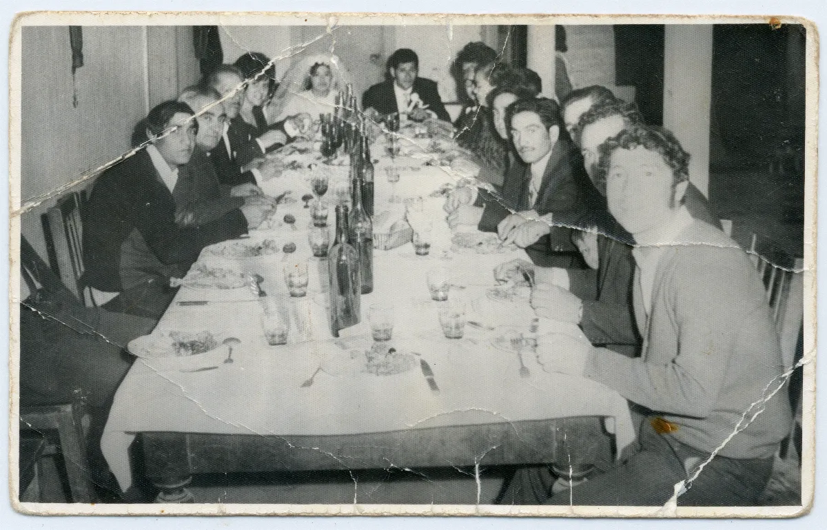 Fiesta de Matrimonio Santibañez Salinas — Calle Larga — 1963 | Chile de Ayer