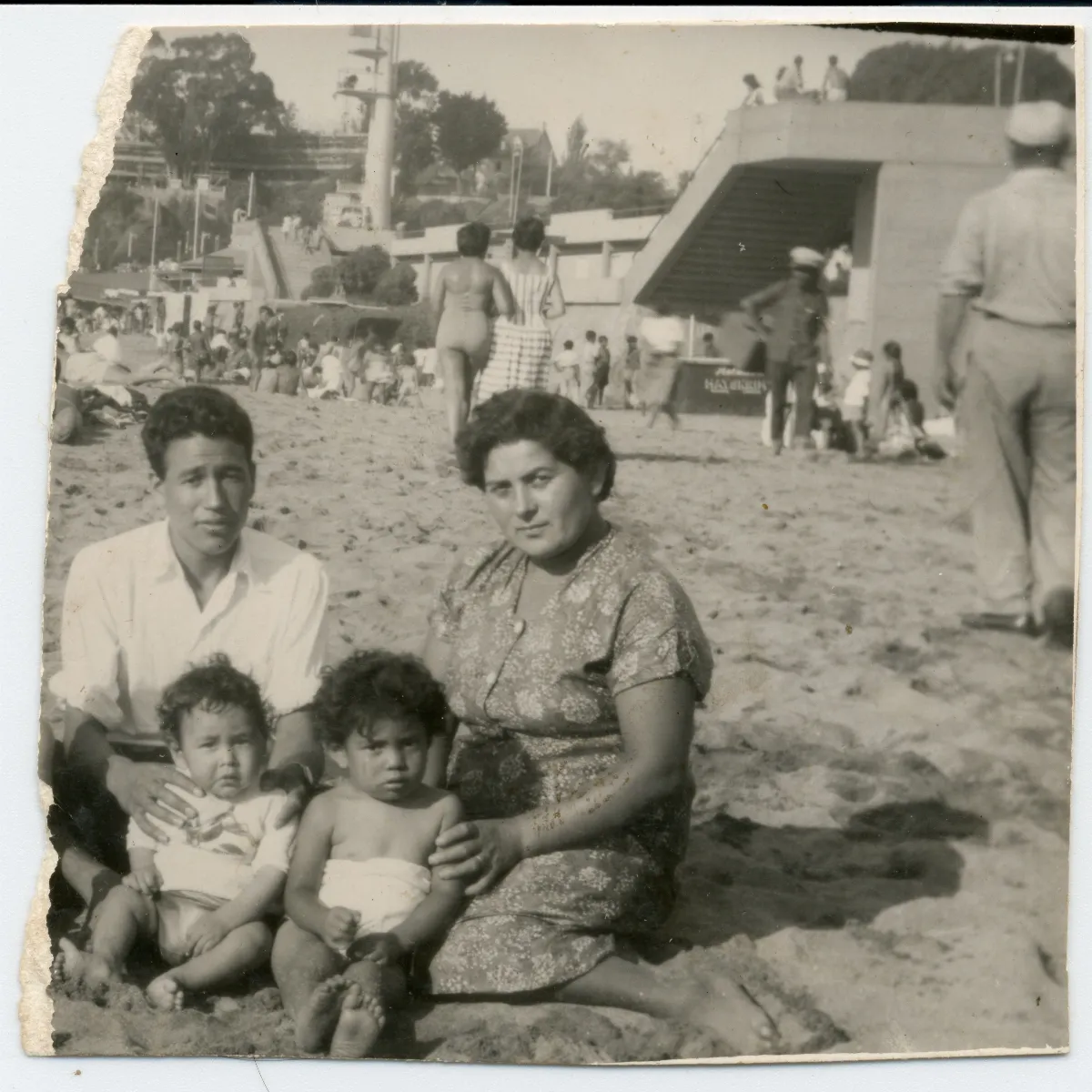 Paseo a la playa — aprox. 1960 | Chile de Ayer