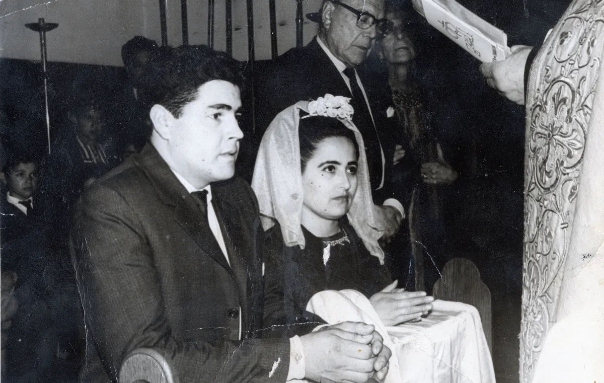 Matrimonio Ahumada Vergara — 1959 | Chile de Ayer