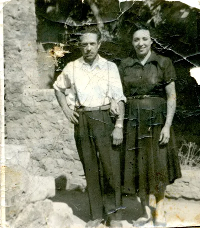 Matrimonio Isolina Fernandez y Juan Mura León — Pocuro — 1948 | Chile de Ayer