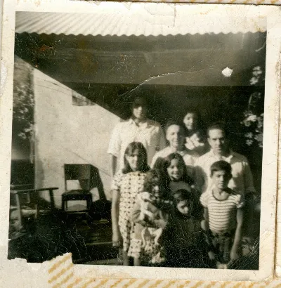 Juan Mura León y familia — Pocuro — 1959 | Chile de Ayer