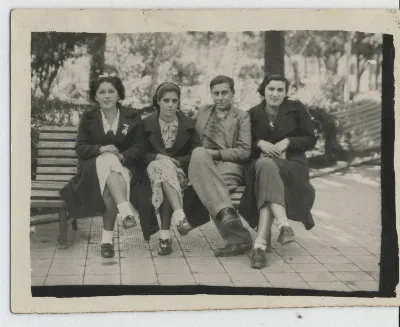 Amigos — Los Andes — 1940 | Chile de Ayer