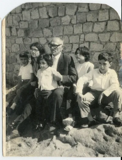 Familia Gallardo Ortega — Calle Larga — 1970 | Chile de Ayer