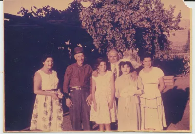Celebración de matrimonio Gallardo Ortega — Calle Larga — 1954 | Chile de Ayer