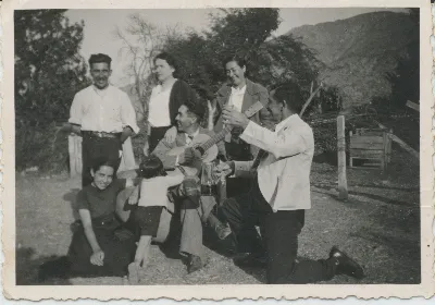 Habitantes de Calle Larga — Calle Larga — 1925 | Chile de Ayer
