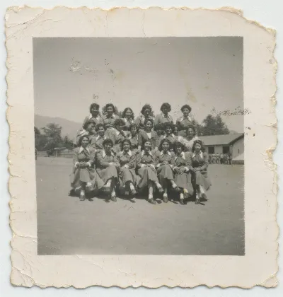 Compañeras de curso Instituto Agrícola Pascual Baburizza — Calle Larga — 1953 | Chile de Ayer