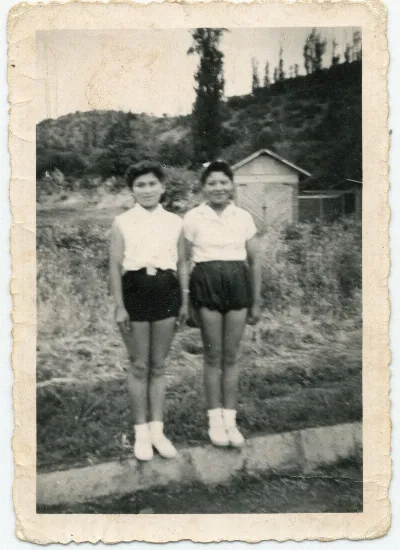 Clase de Gimnasia — Calle Larga — 1957 | Chile de Ayer