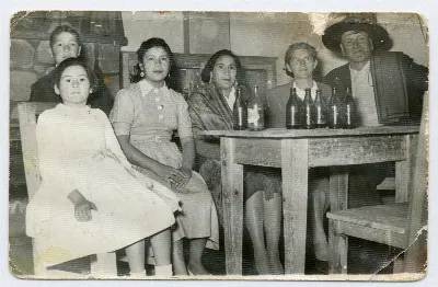 Familia Salinas Santibañez — Calle Larga — 1960 | Chile de Ayer