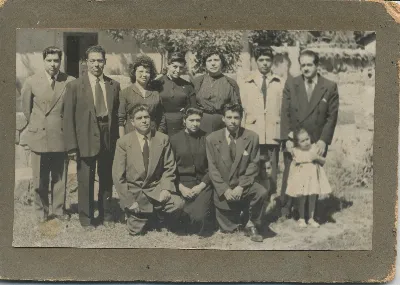 Familia Vergara Berríos — Pocuro — 1957 | Chile de Ayer