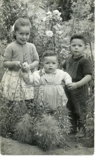 Hermanos Familia Contreras Vergara — Pocuro — 1959 | Chile de Ayer