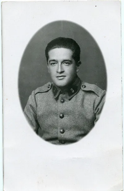 Jven en Servicio Militar — Los Andes — 1938 | Chile de Ayer