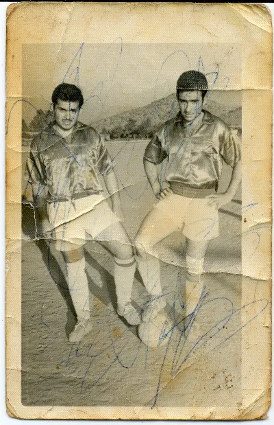 Jugadores de futbol Club Deportivo Pocuro — Pocuro — 1963 | Chile de Ayer