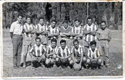 Equipo de futbol "Los Chefs" — Calle Larga — 1966 | Chile de Ayer