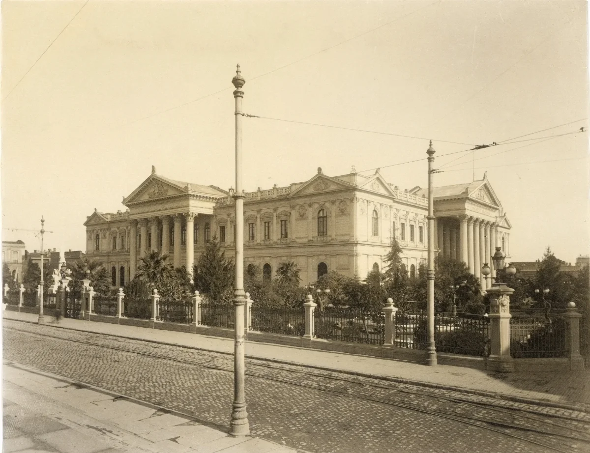 Congreso Nacional y Calle Bandera, ca. 1904 — Ex Congreso Nacional — 1904 | Chile de Ayer