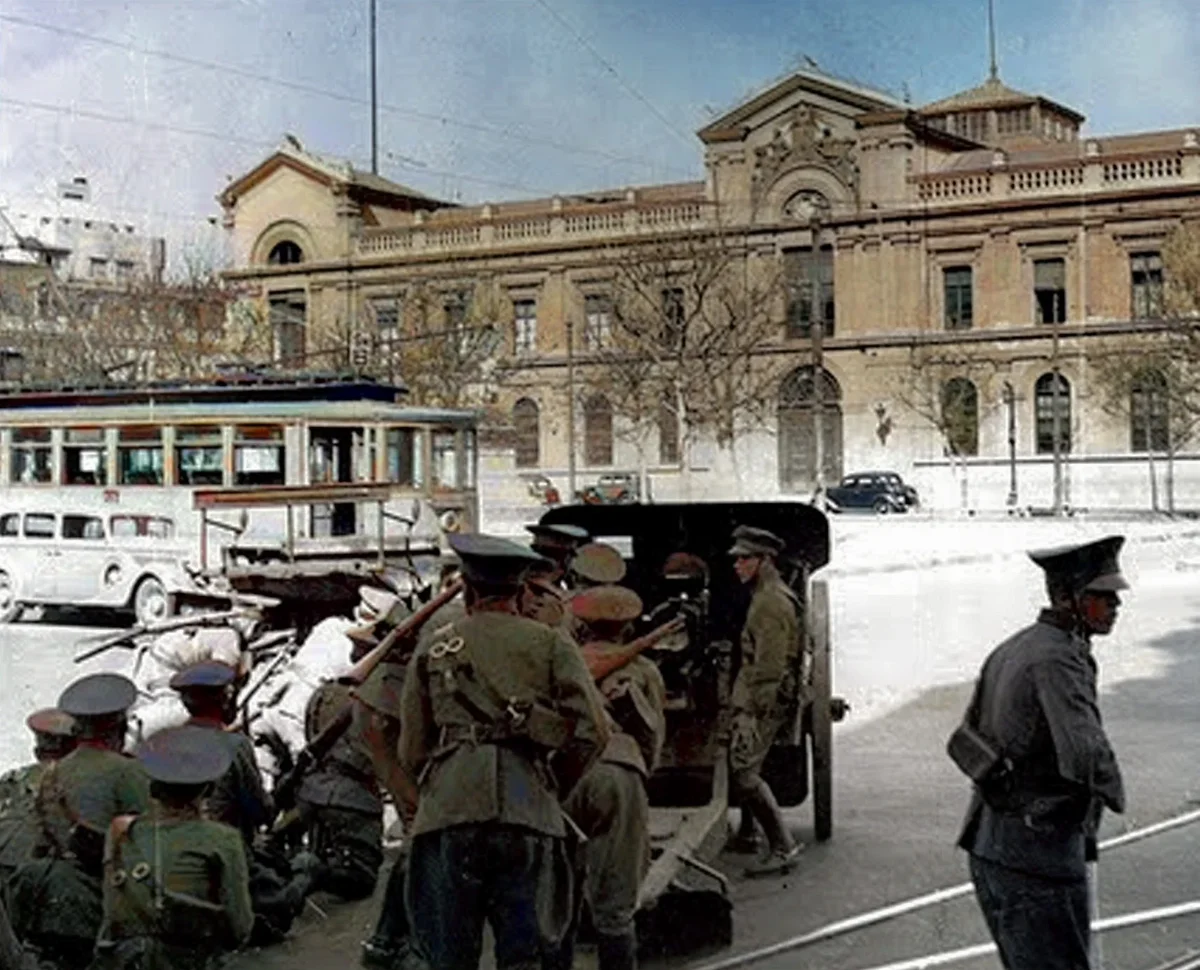 Masacre seguro obrero tropas Tacna U de Chile — 1938 | Chile de Ayer