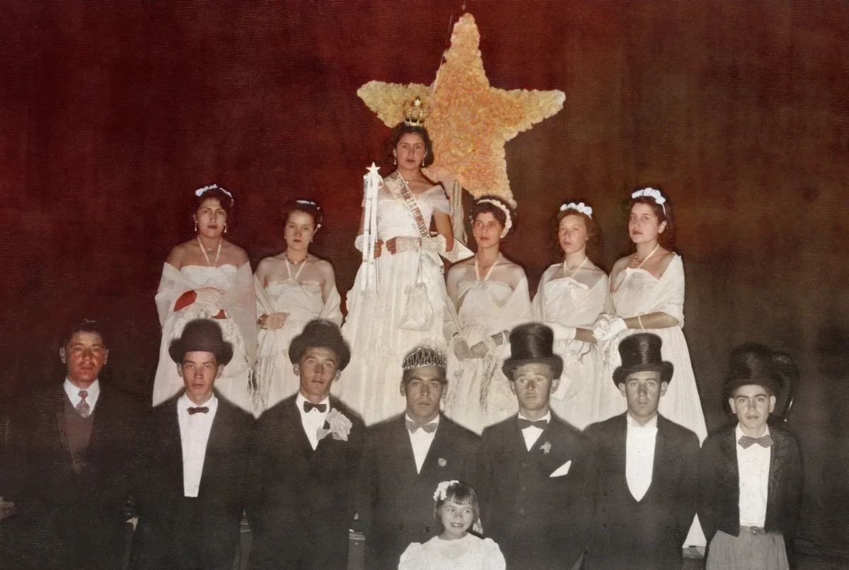 Fiesta de reyes feos en Caldera — 1954 | Chile de Ayer