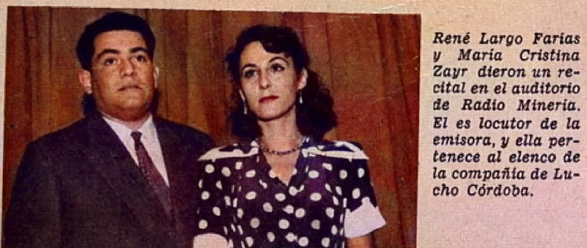 Largo Farias Ma. Cristina Fayr — 1952 | Chile de Ayer