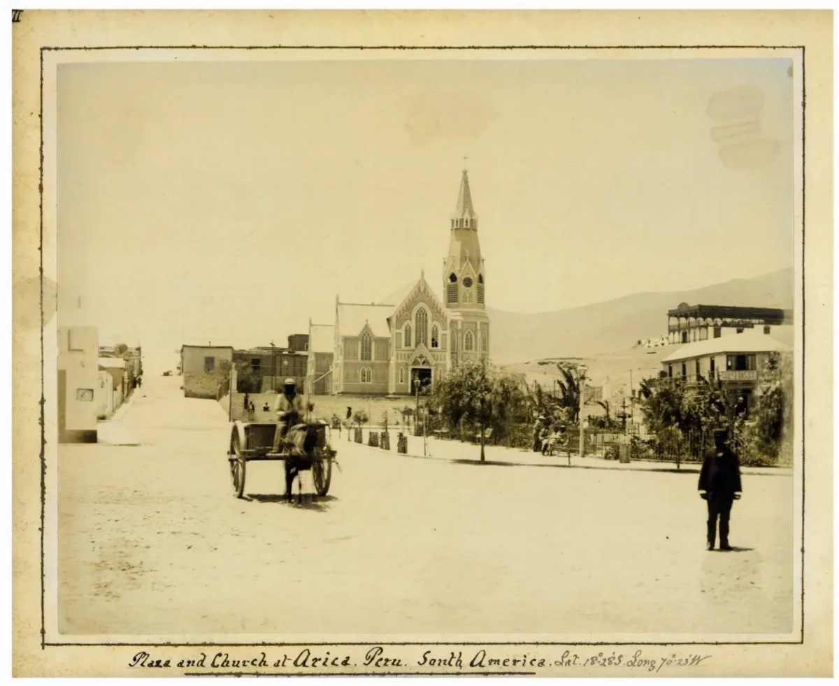 Catedral San Marcos de Arica, 1900 — Catedral San Marcos de Arica — 1900 | Chile de Ayer