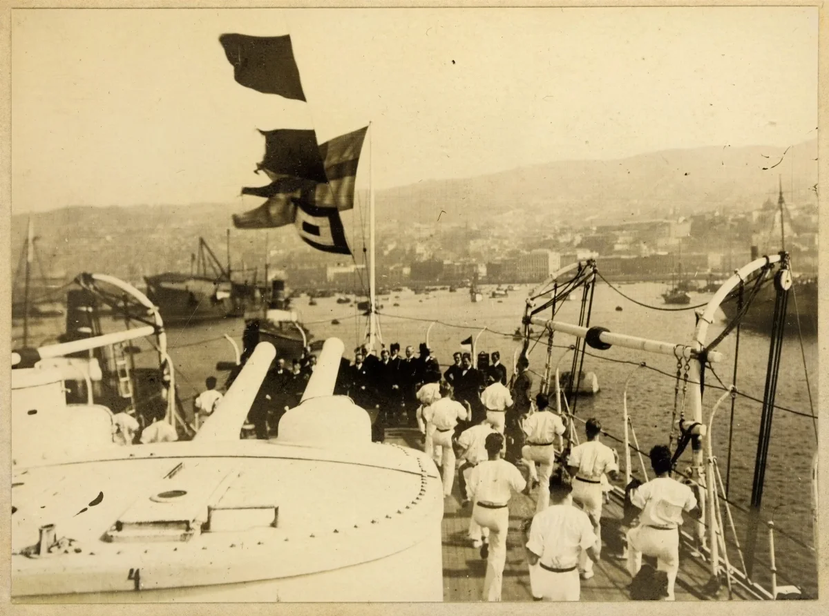 Llegada del Fylgia a Valparaíso, ca. 1923 — 1923 | Chile de Ayer