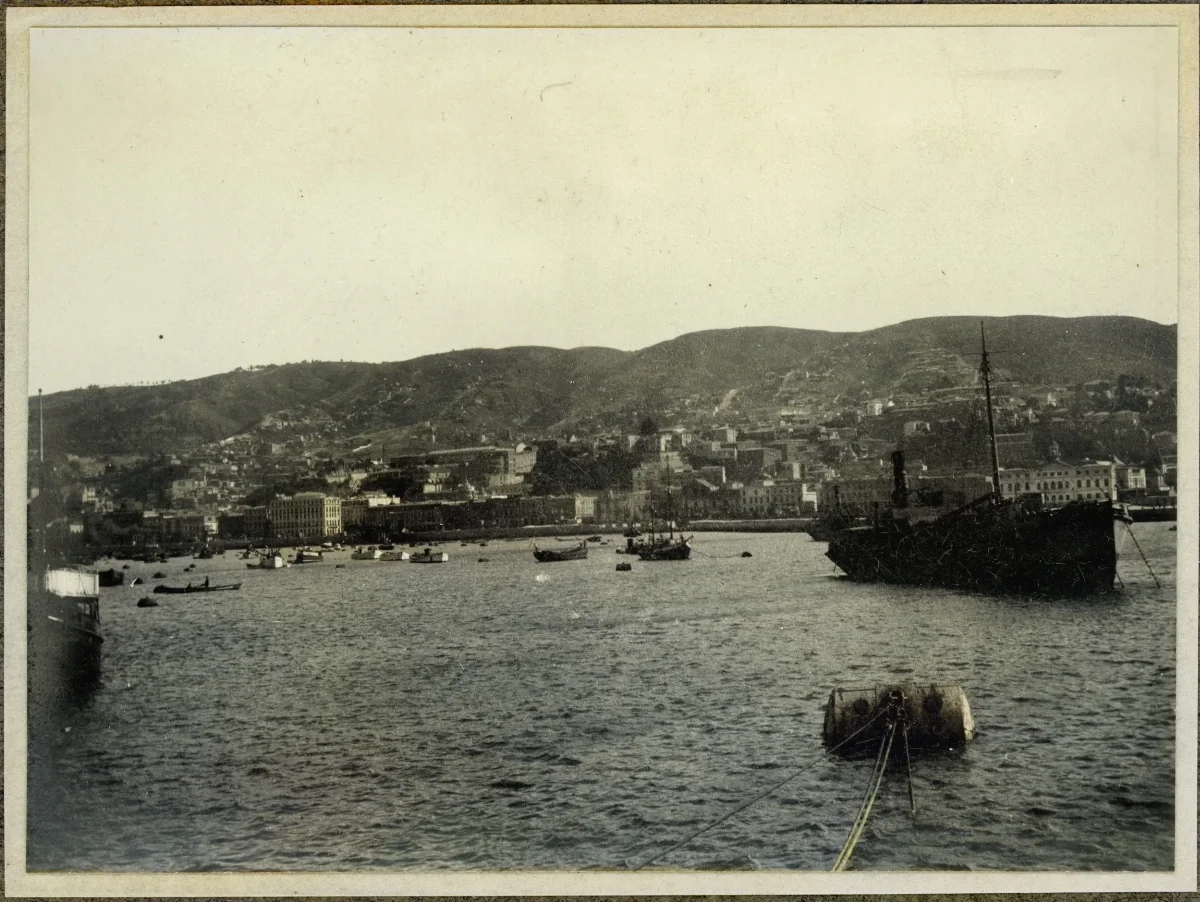 Valparaíso desde el Fylgia, ca. 1923 — Bahía de Valparaíso — 1923 | Chile de Ayer