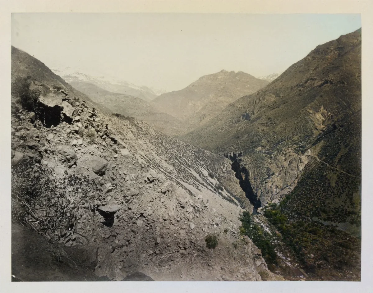Valle cerca de Termas de Cauquenes, ca. 1868 — 1865 | Chile de Ayer
