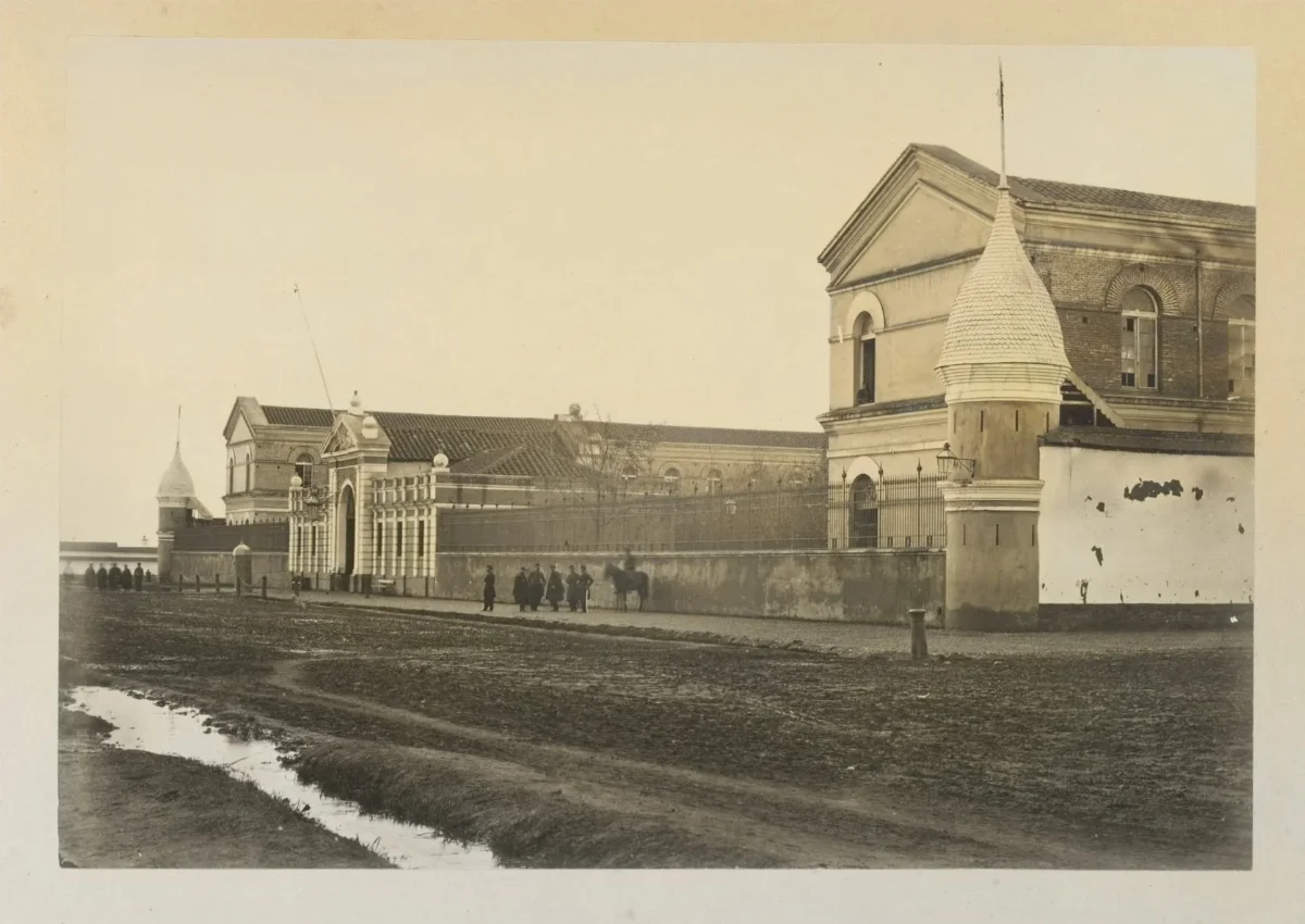 Escuela de Artilleria Santiago, ca. 1868 — 1865 | Chile de Ayer