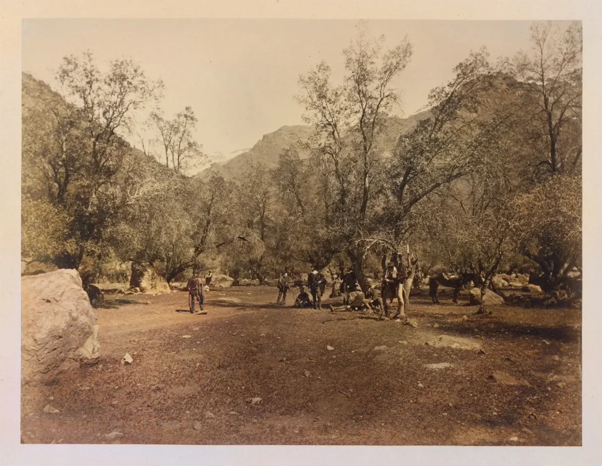 Cazadores en Machalí, ca. 1868 — 1865 | Chile de Ayer