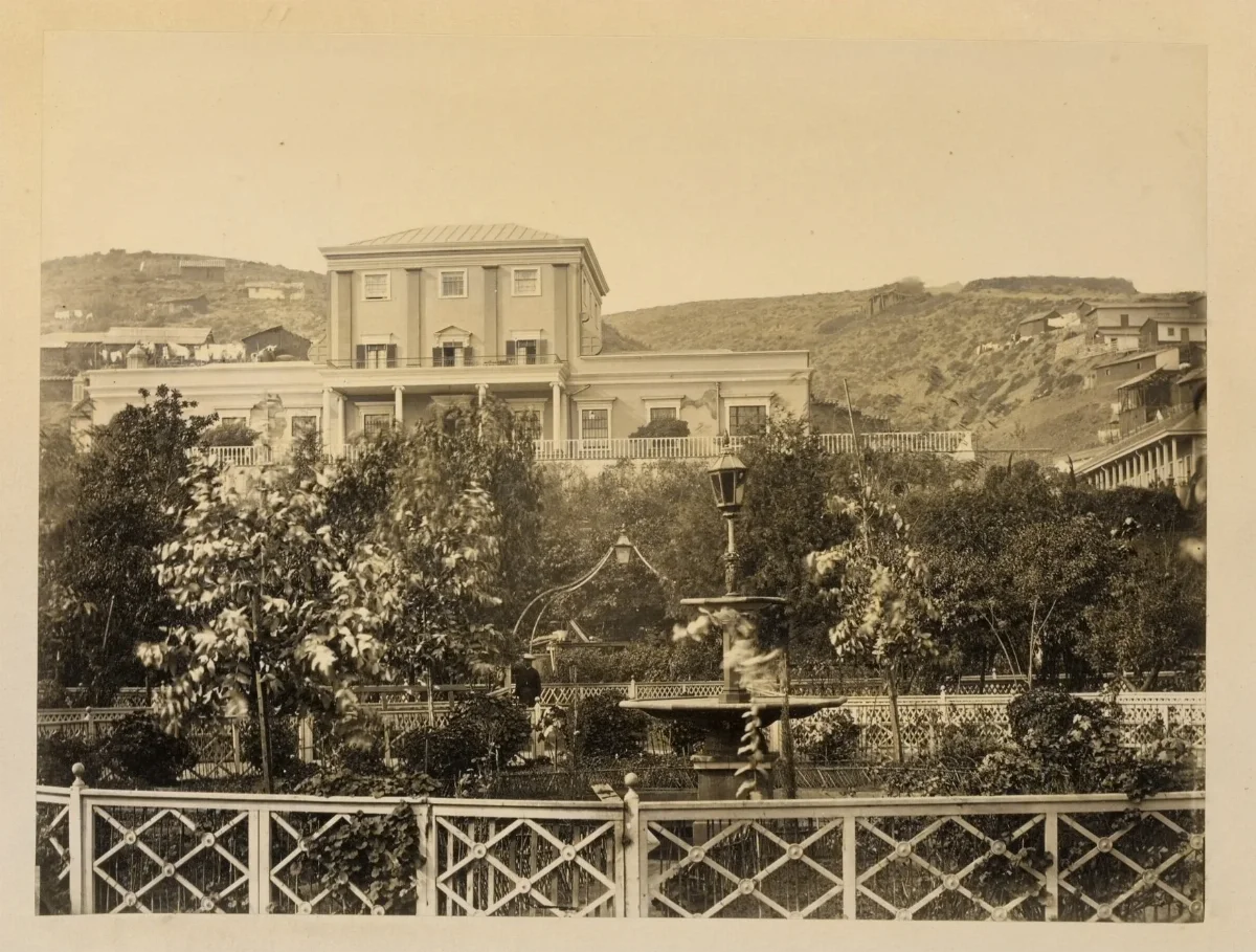 Quinta Waddington, Valparaíso, 1868 — 1865 | Chile de Ayer