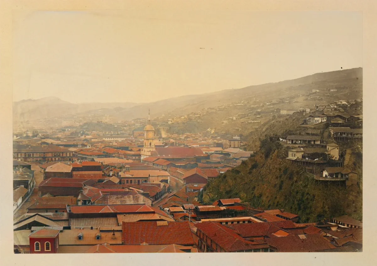 Barrio El Almendral de Valparaíso, 1868 — 1865 | Chile de Ayer