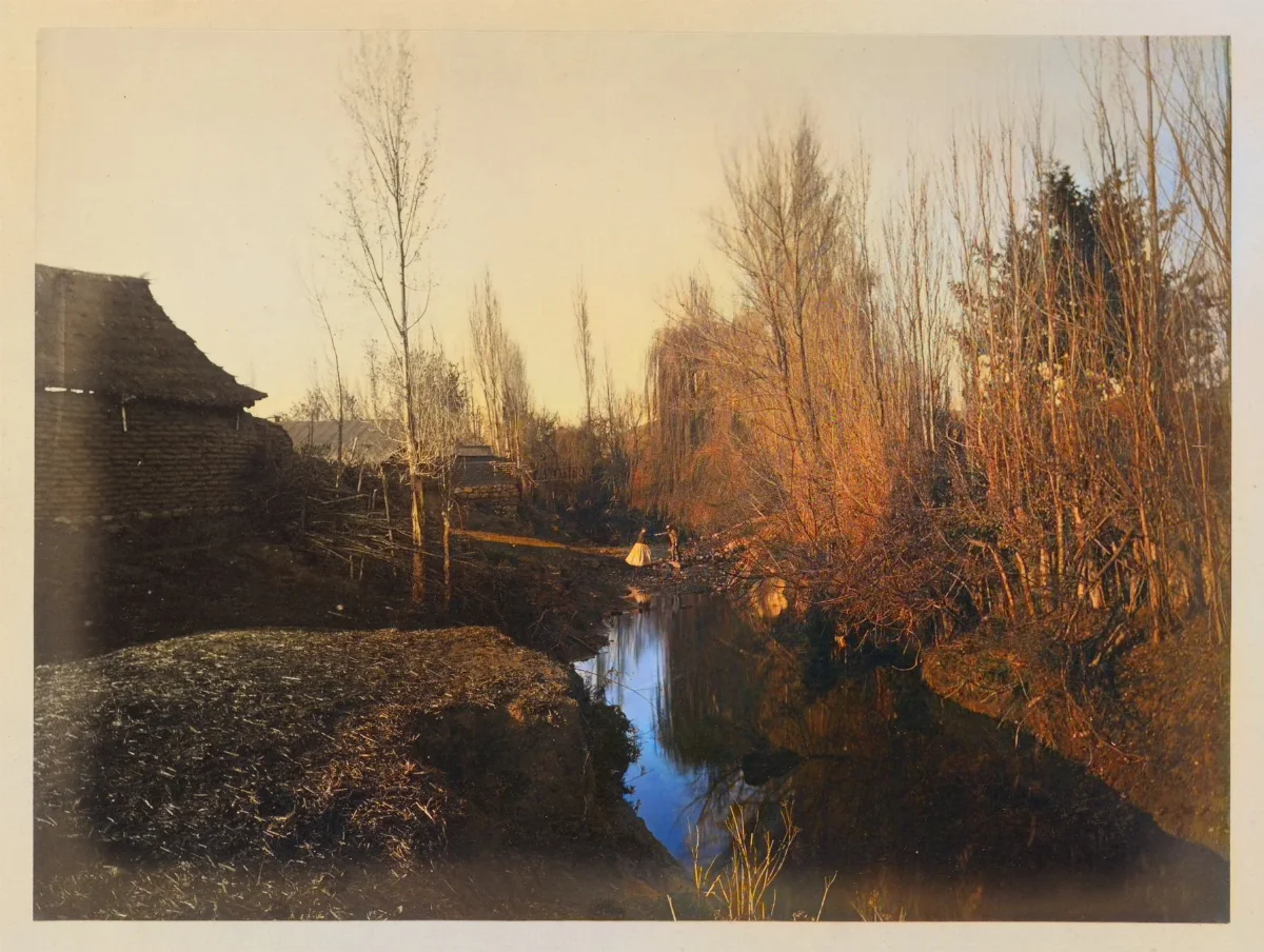 Paisaje en alrededores de Santiago, 1868 — 1865 | Chile de Ayer