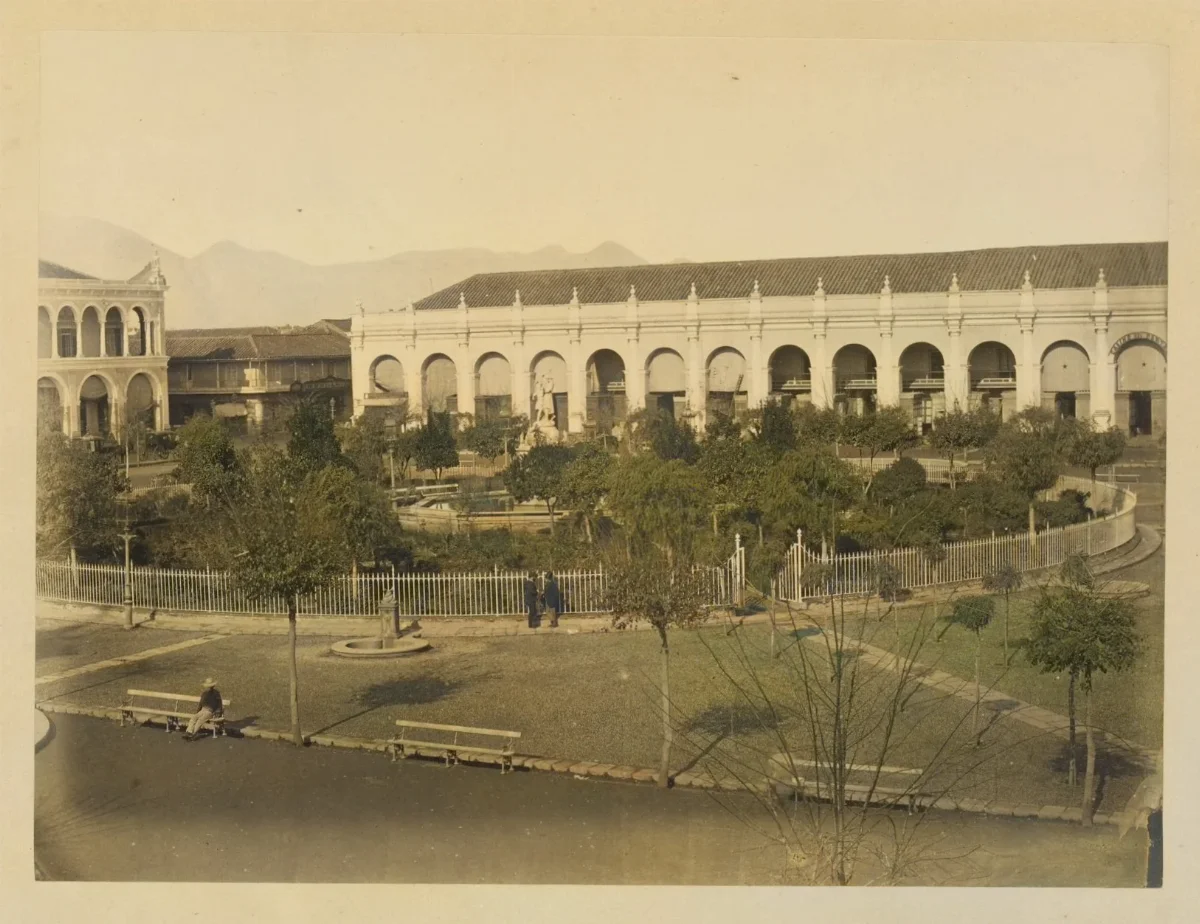Plaza Mayor de Santiago, 1868 — 1865 | Chile de Ayer