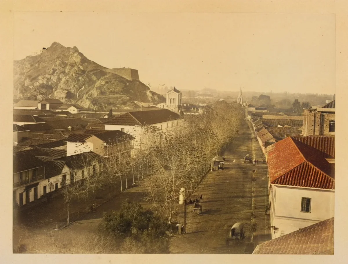 Alameda de Santiago, 1868 — 1865 | Chile de Ayer