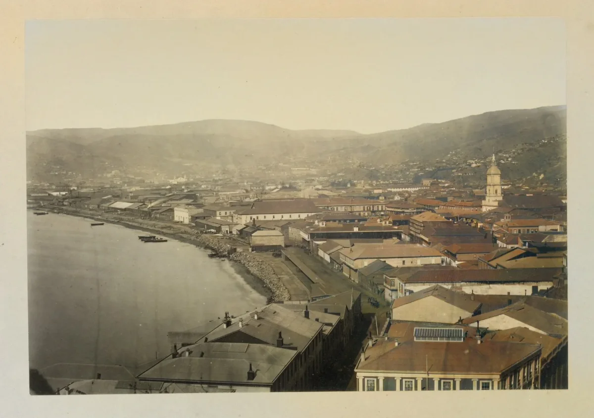 Valparaiso y su borde, 1868 — 1865 | Chile de Ayer