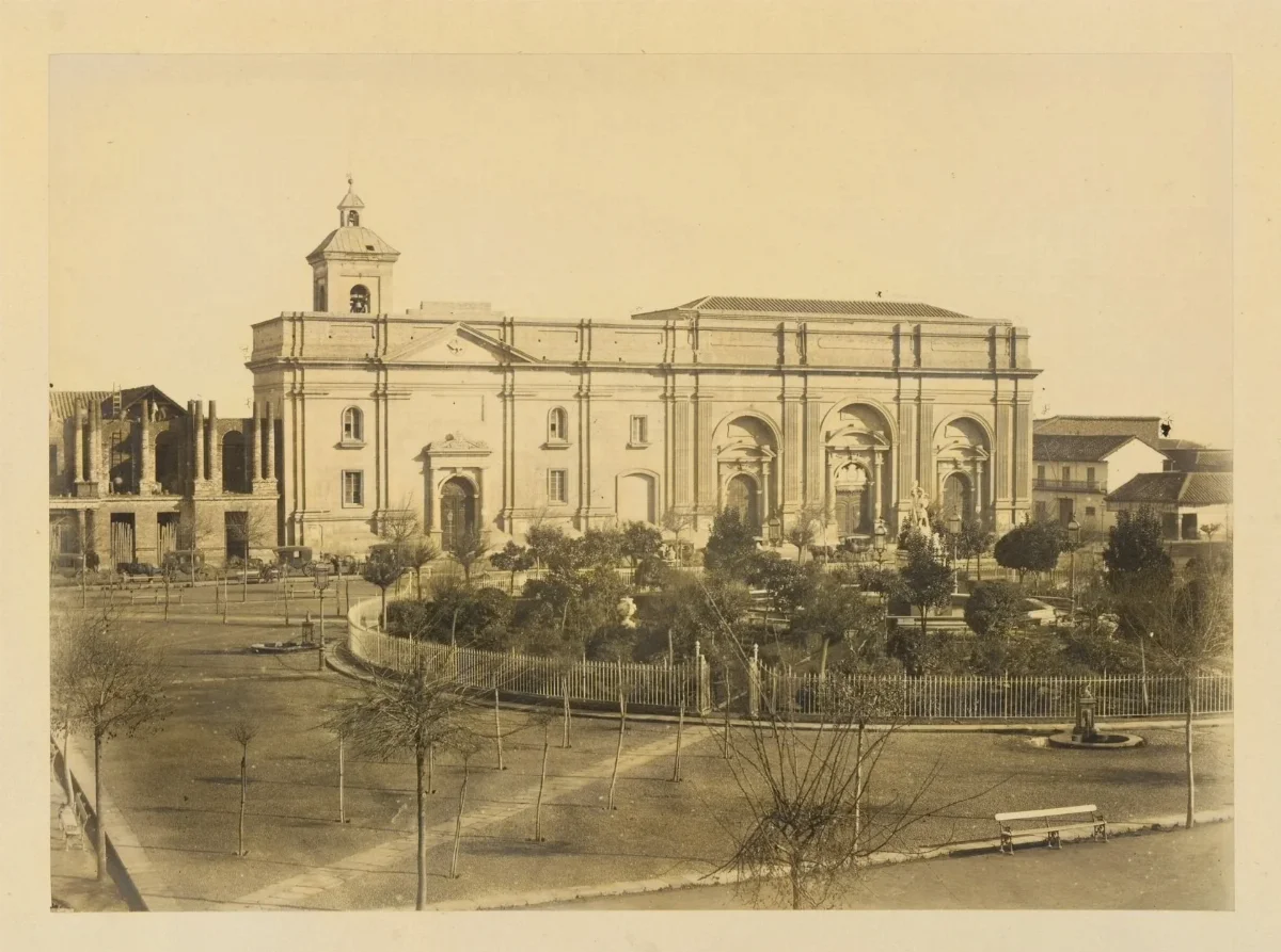 Catedral de Santiago en Plaza Mayor, 1868 — 1865 | Chile de Ayer