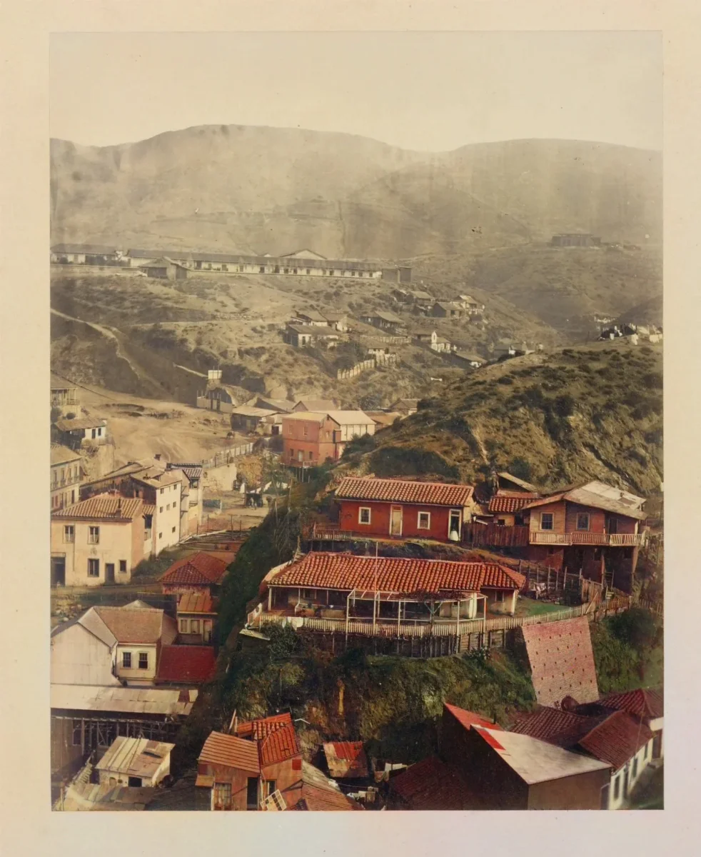 Cerros de Valparaíso, 1868 — 1865 | Chile de Ayer